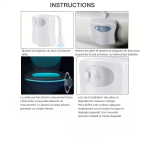 veilleuse cuvette toilettes pratique pour enfants et adultes