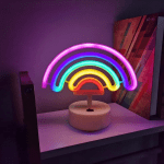 Lampe veilleuse arc en ciel