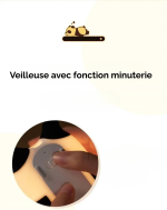 Veilleuse Panda avec fonction minuterie