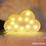 veilleuse nuage murale LED 3D