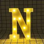 veilleuse de couleur réglable lettres chiffres
