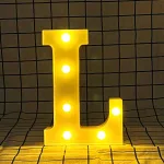 veilleuse design lettres et chiffres 22 cm