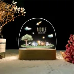 veilleuse pour bébé au thème du printemps