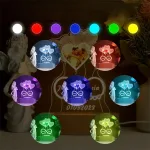 lampe LED personnalisée amour