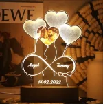 veilleuse lampe personnalisée