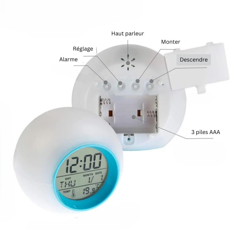 veilleuse 7 couleurs pour enfants