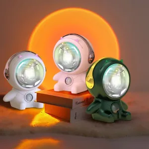 veilleuse astronaute sunset