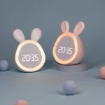 réveil lapin numérique