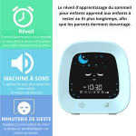 réveil éducatif avec fonction veilleuse