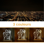 veilleuse personnalisée lumineuse