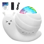 escargot veilleuse pour sommeil paisible