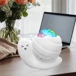 veilleuse escargot avec lumière douce