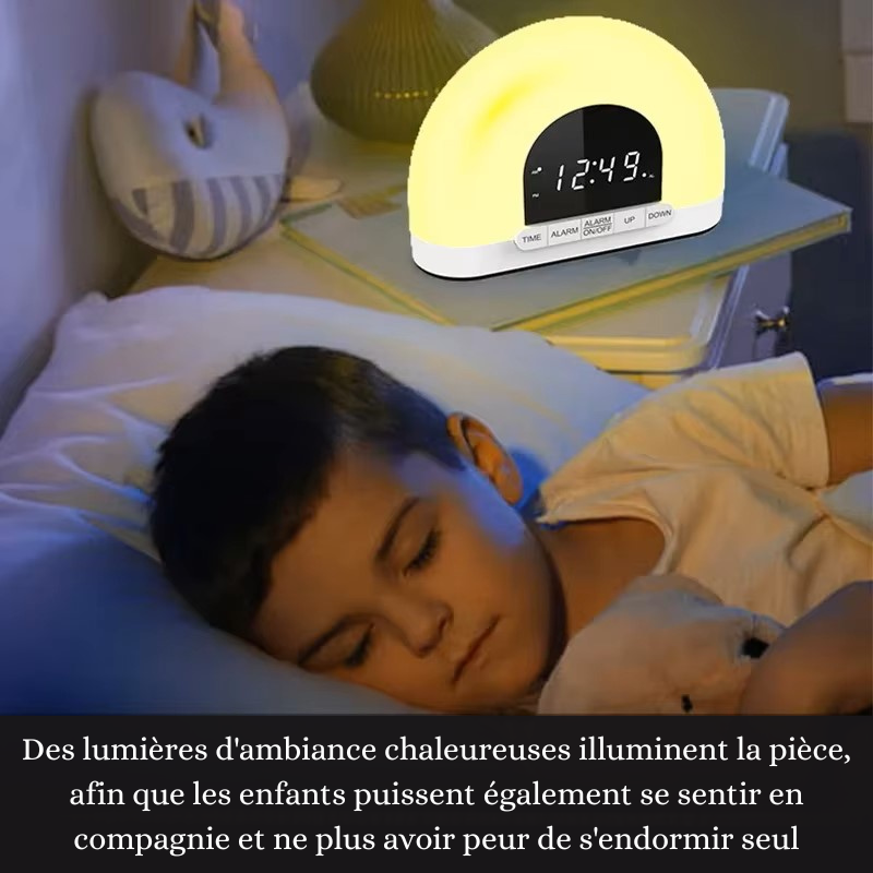 réveil lumineux soleil levant