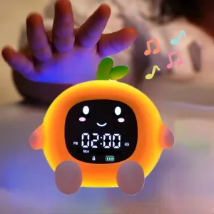 reveil-veilleuse-educatif-fruit-orange